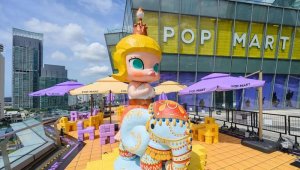 泡泡玛特泰国新店被指抄袭,“撞脸”名创优品